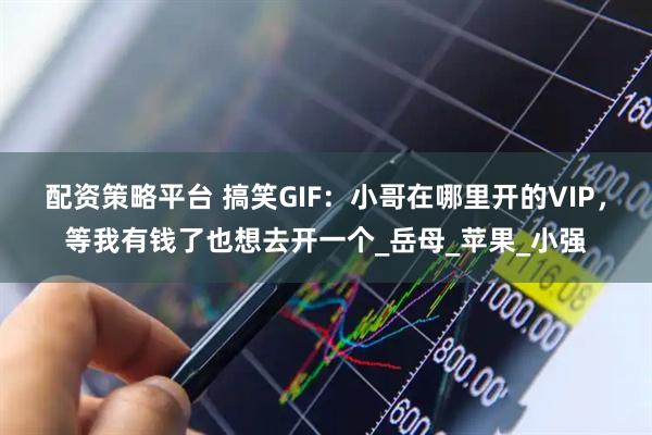 配资策略平台 搞笑GIF：小哥在哪里开的VIP，等我有钱了也想去开一个_岳母_苹果_小强