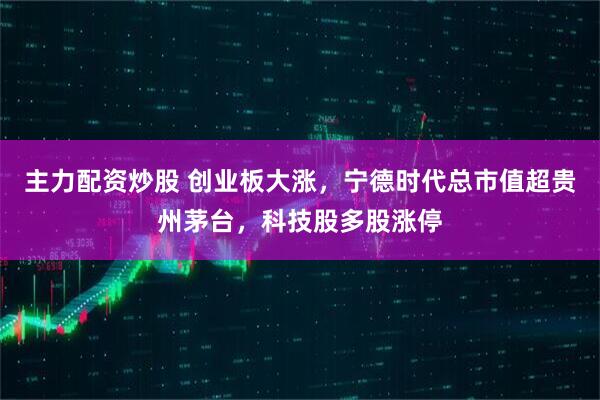 主力配资炒股 创业板大涨,宁德时代总市值超贵州茅台,科技股多股涨停